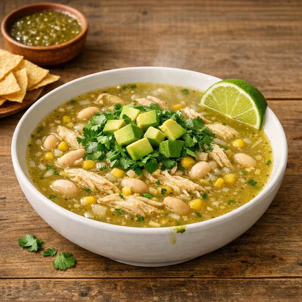 Salsa Verde Chicken Soup